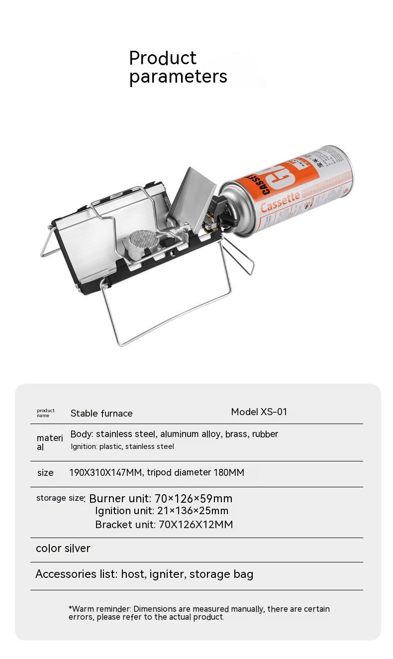 Réchaud Gaz pliable